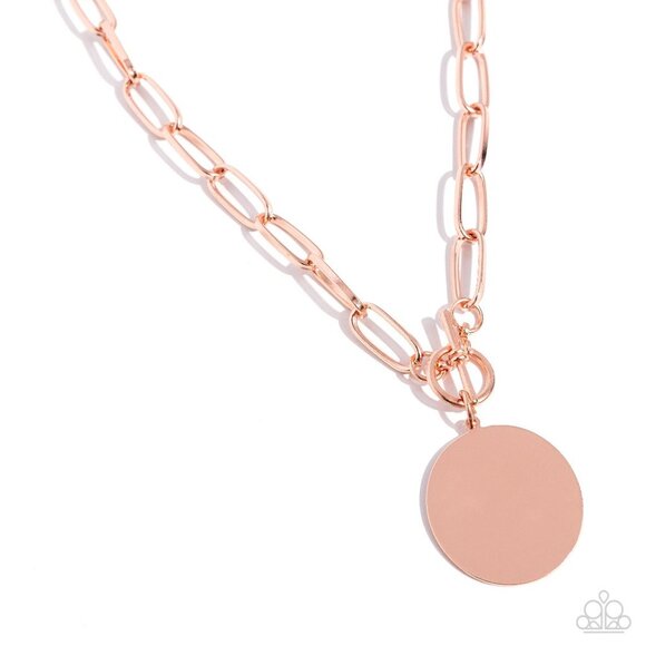 Tag Out - Copper Necklace - Picture 3 of 3